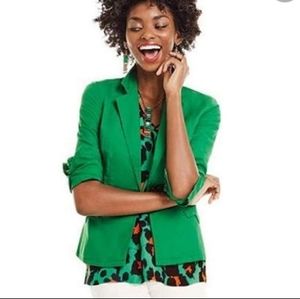 CAbi Jelly Bean Verde Blazer Jacket Kelly Green Medium 5097
